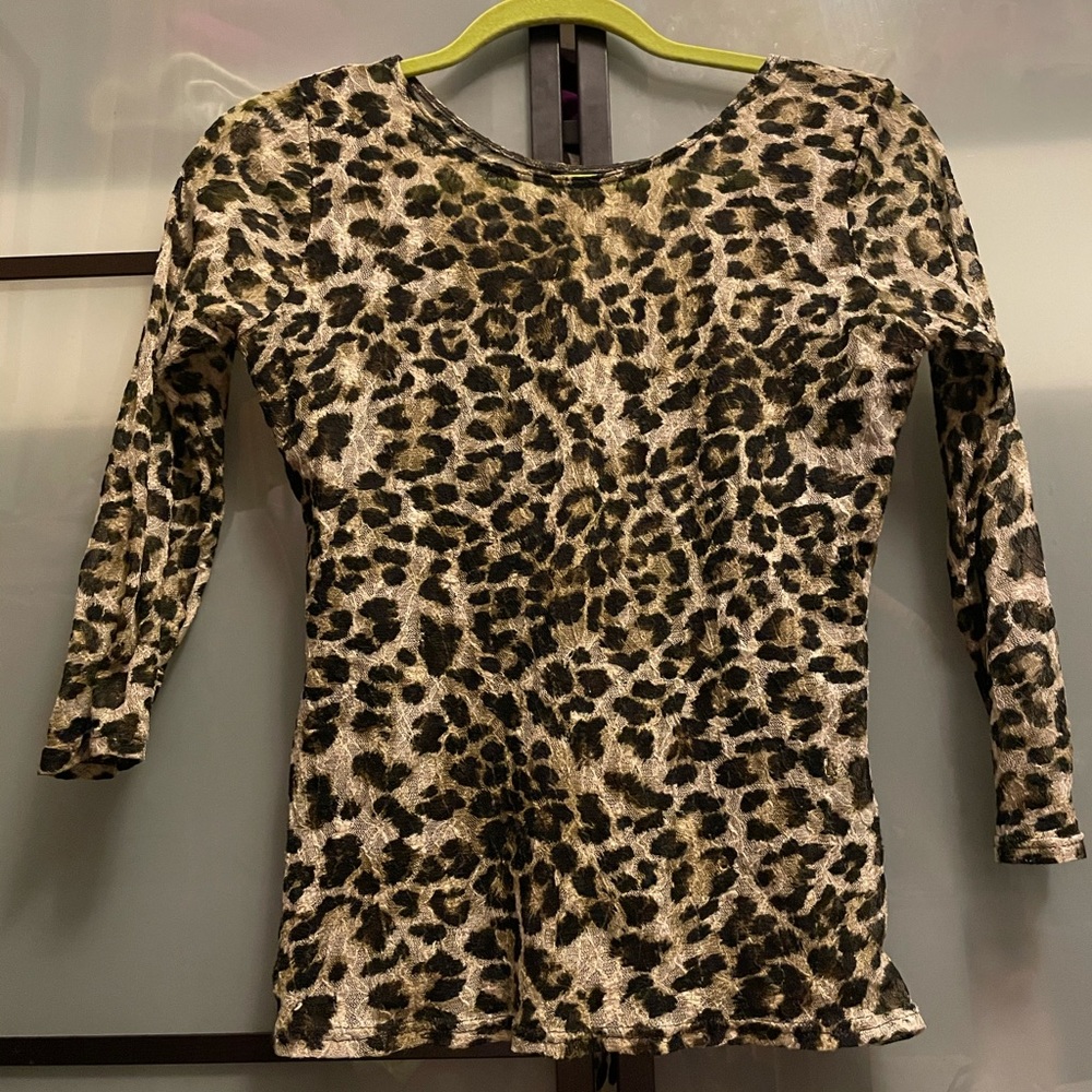 ⚡️Leopard long sleeve top ⚡️
